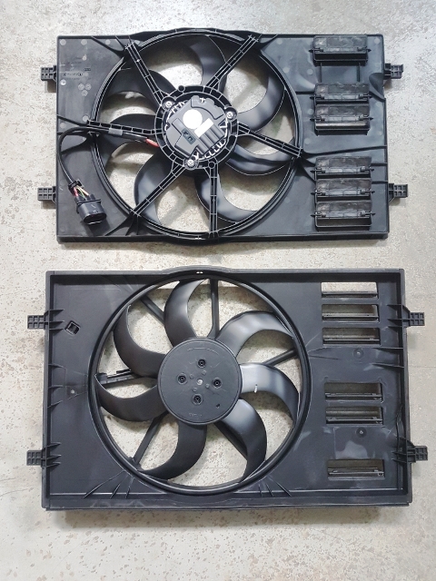 FAN MOTORU & ÇERÇEVESİ ( Set ) ( Brose Typ )