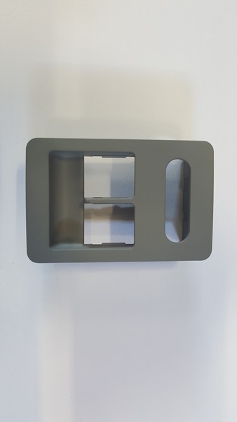 CAM DÜĞME YUVASI SOL ( Gri )